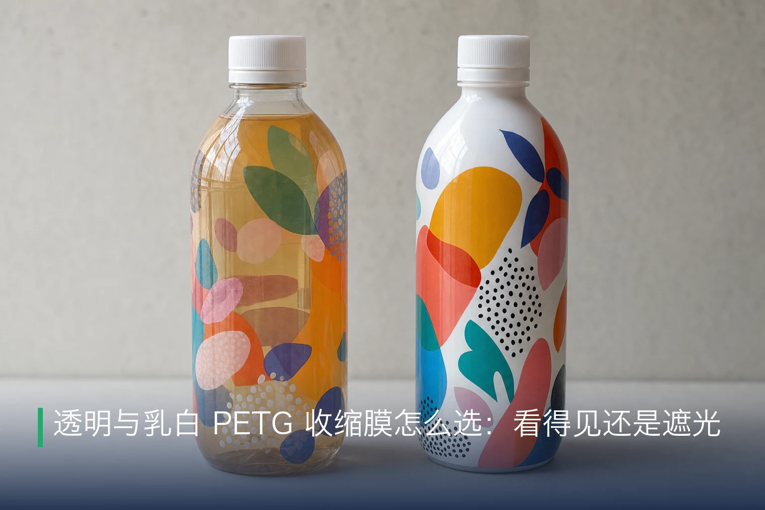透明与乳白 PETG 收缩膜怎么选：看得见还是遮光