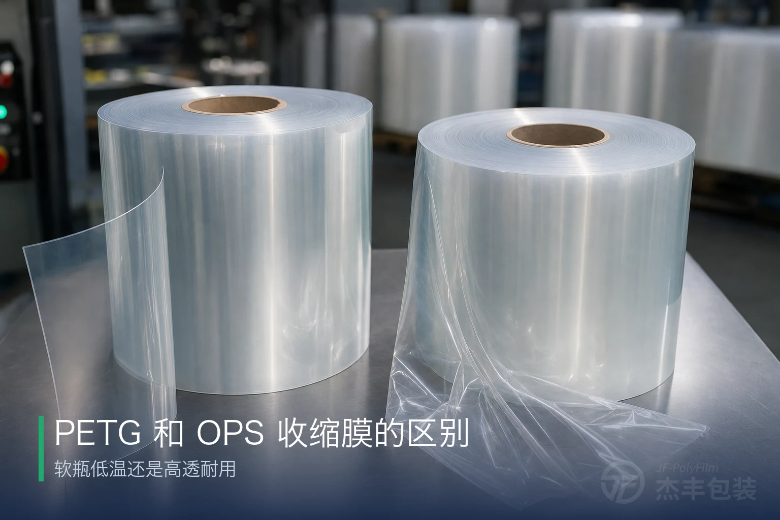 PETG 和 OPS 收缩膜的区别：软瓶低温还是高透耐用
