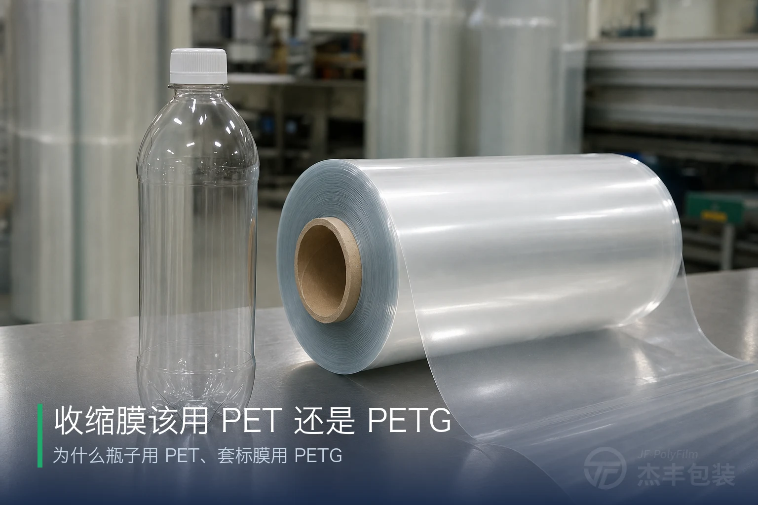 收缩膜该用 PET 还是 PETG：为什么瓶子用 PET、套标膜用 PETG