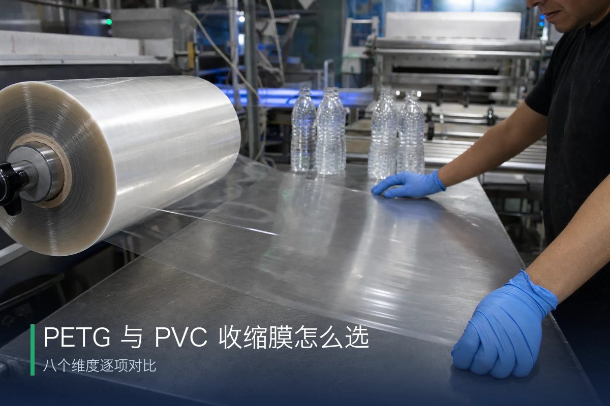 PETG 与 PVC 收缩膜怎么选：八个维度逐项对比