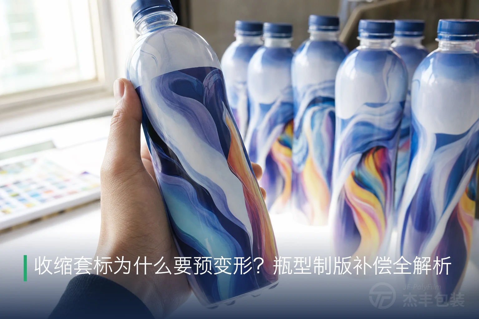 收缩套标为什么要预变形？瓶型制版补偿全解析