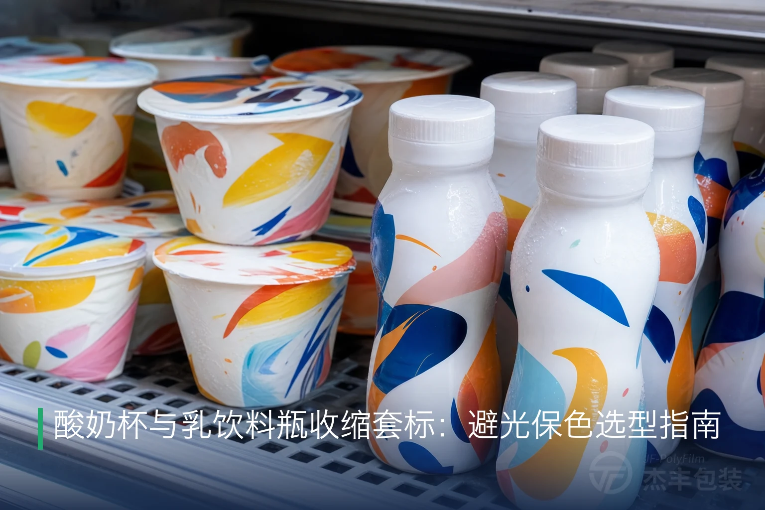 酸奶杯与乳饮料瓶收缩套标：避光保色选型指南